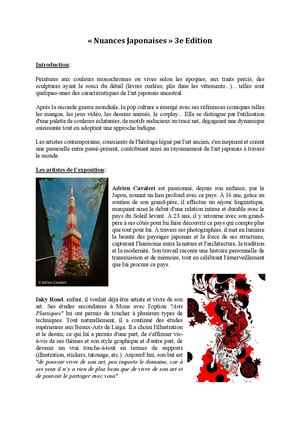 Texte Exposition Mars 2026 Nuances Japonaises Communique