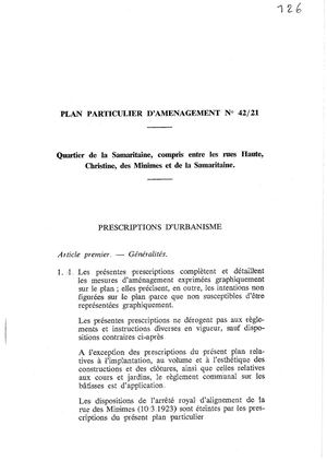PPAS 42-21 Samaritaine - prescriptions