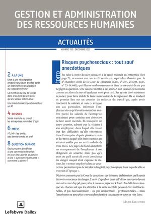 Gestion et Adm RH - N° 152
