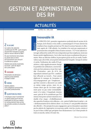 Gestion et Adm RH - N° 156