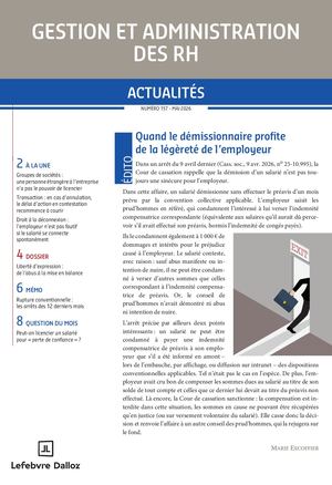 Gestion et Adm RH - N° 157