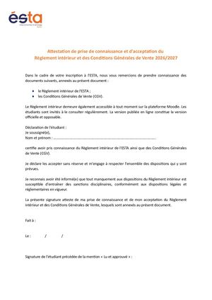 Connaissance Règlement Intérieur 26 27