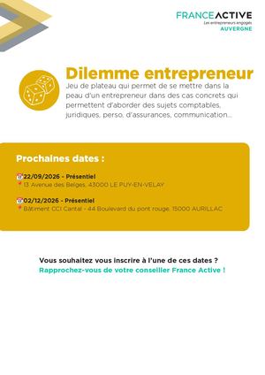 Fiche Dilemme Entrepreneur