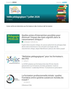 Veille Pédagogique 7 Juillet 2026