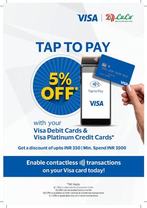 Visa Debit & Credit - Tent Card