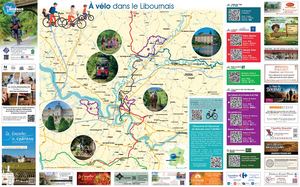 Le Libournais à Vélo et carte du territoire 2026