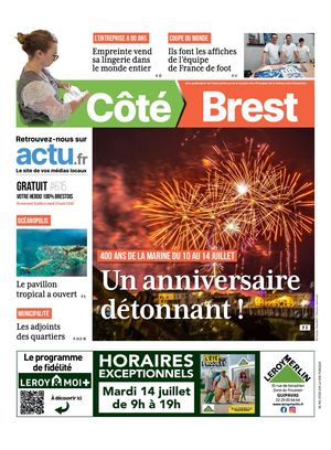 Côté Brest n°615 De mercredi 8 juillet à mardi 25 août 2026