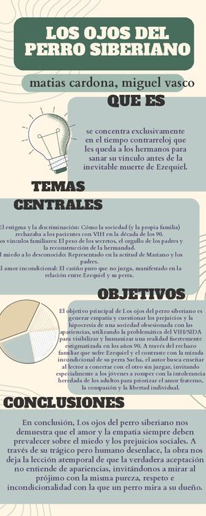 Infografia ojos del perro siberiano