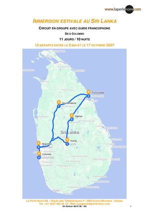 Immersion Estivale Au Sri Lanka 2027
