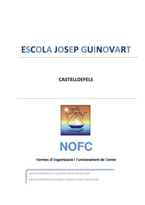 NOFC escola Josep Guinovart