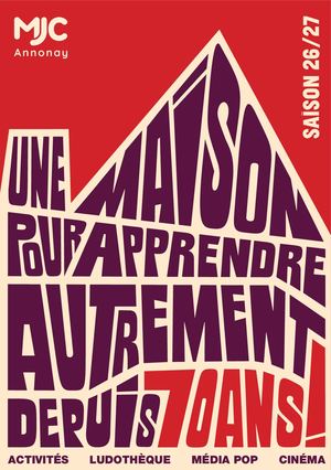 MJC ANNONAY | Plaquette de saison 26-27