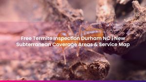 Free Termite Inspection Durham NC | New Subterranean Coverage Areas & Service Map
