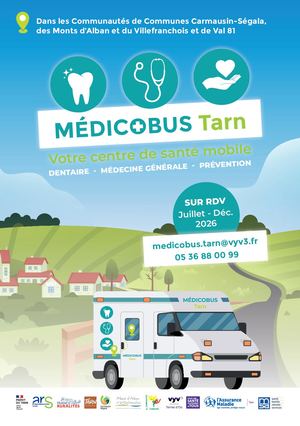 Flyer A5 Medicobus Rentrée 2026