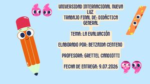 Presentación Proyecto Niños Infantil Ilustrado Escolar Colorido Azul Rosa Verde