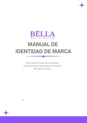 Manual De } Identidad De Marca