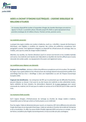 Newsletter Juillet 2026 # Aides A L Achat D Engins Electriques