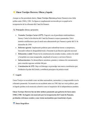 Historia De Panama