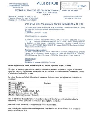 DL2683 Approbation D'une Remise De Prix Aux Jeunes Diplômés Ruens