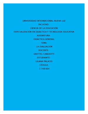 Revista Digital, Didàctica General