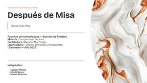 Despues De Misa