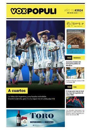 Tapa Vox Miércoles 08 07 2026