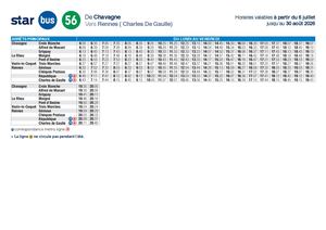 Horaires Bus Ete 2026