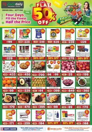Lulu Eoss Flat 50% 2026 Kollam