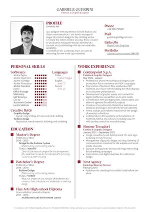 Resume Gabriele Guerrini