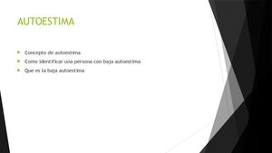 Autoestima