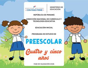 Prog De Inicial (4 Y 5 Años) 2026