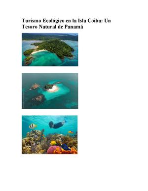 Trabajo Turismo Ecologico Isla Coiba (1)(1)