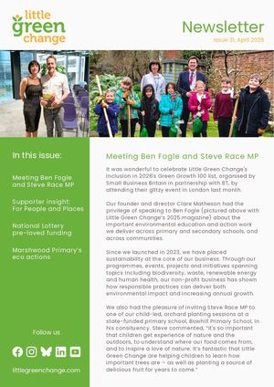 Little Green Change newsletter, April 2026