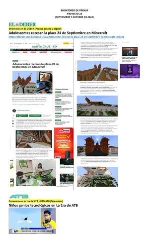 Monitoreo De Prensa Proyecto24