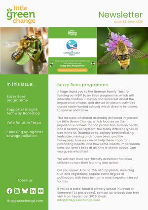 Little Green Change newsletter, June 2026