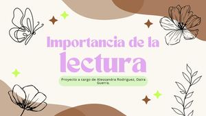 Presentación Diapositivas Proyecto Naturaleza Floral Verde Y Blanco
