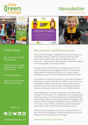 Little Green Change newsletter, March 2026