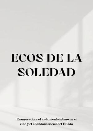 Ecos De La Soledad
