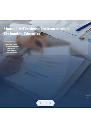 Manual de Técnicas e Instrumentos de Evaluación Educativa
