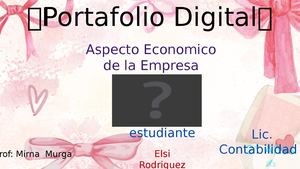 Pink And White Watercolor Modern Creative Portfolio Presentation