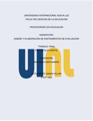 Trabajo Final, Diseño Y Elaboracion De Instrumentos