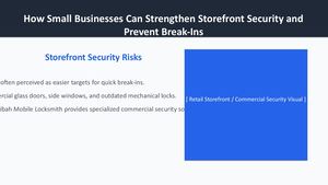 How Small Businesses Can Strengthen Storefront Security And Prevent Break Ins