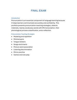 Final Exam Portfolio Original