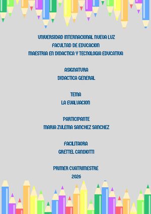 La Evaluacion (3)