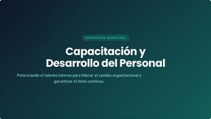 Capacitación y Desarrollo Del Personal