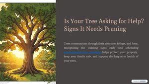Is Your Tree Asking For Help