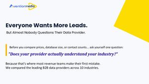 Top 25 B2B Data Providers in 2026