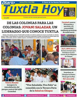 Tuxtla Hoy 09 De Julio 2026okk