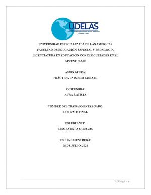Informe Final De Practica 3