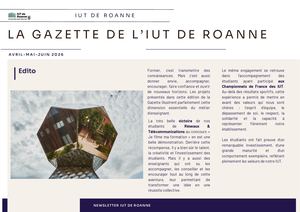 La Gazette De L'iut De Roanne Avril Mai Juin 2026