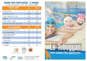 Sports Et Loisirs Plaquette Toboggan 2026 2027